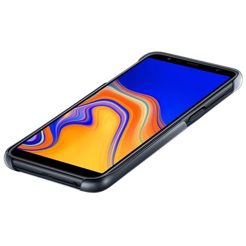 Чехол на заднюю панель Samsung  Galaxy J6 plus Gradation Cover EF-AJ610CBEGWW Black