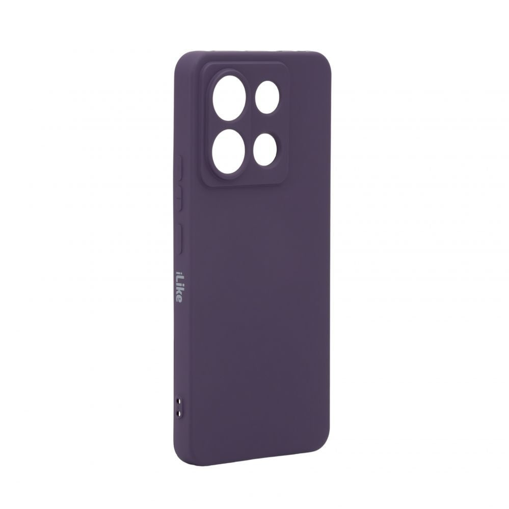 Чехол на заднюю панель iLike Xiaomi Poco X6 Nano silicone case Purple