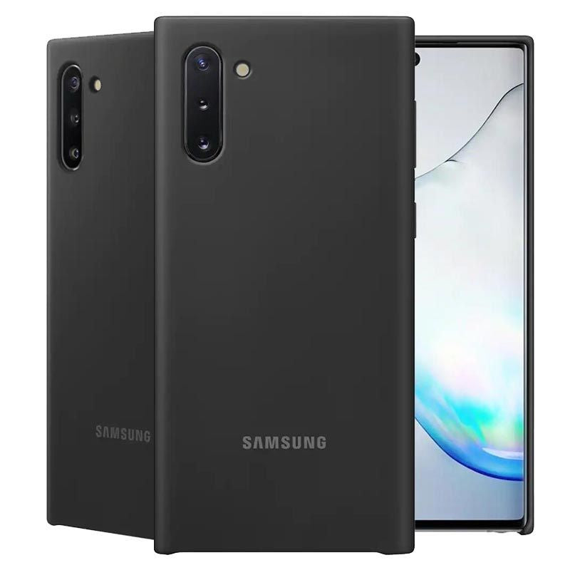 Чехол на заднюю панель Samsung - Galaxy Note 10 Silicone Cover Black