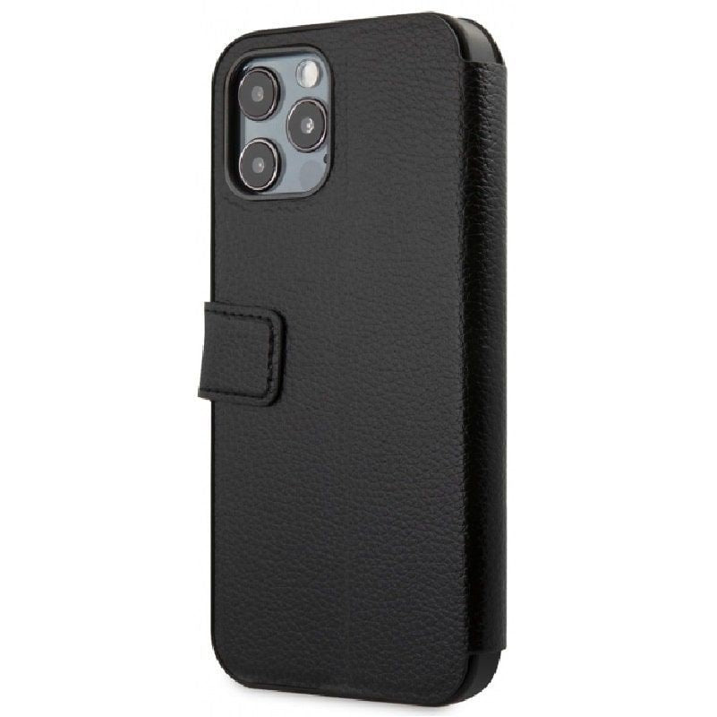 Book case Guess Apple iPhone 12/12 Pro Iridescent Book Case Black