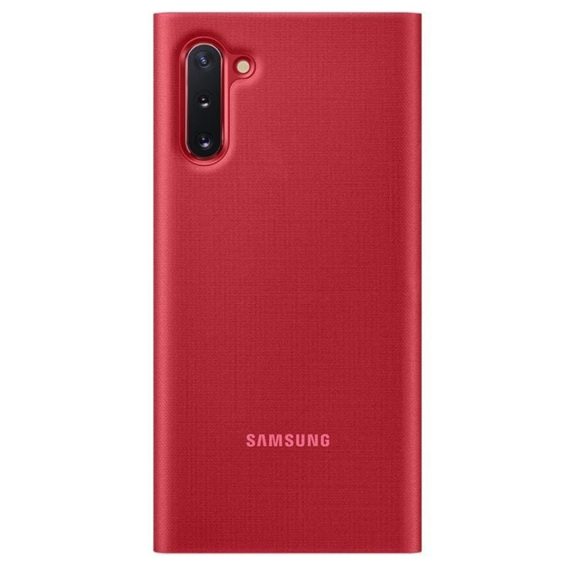 Чехол книжка Samsung  Galaxy Note 10 LED View Cover Red