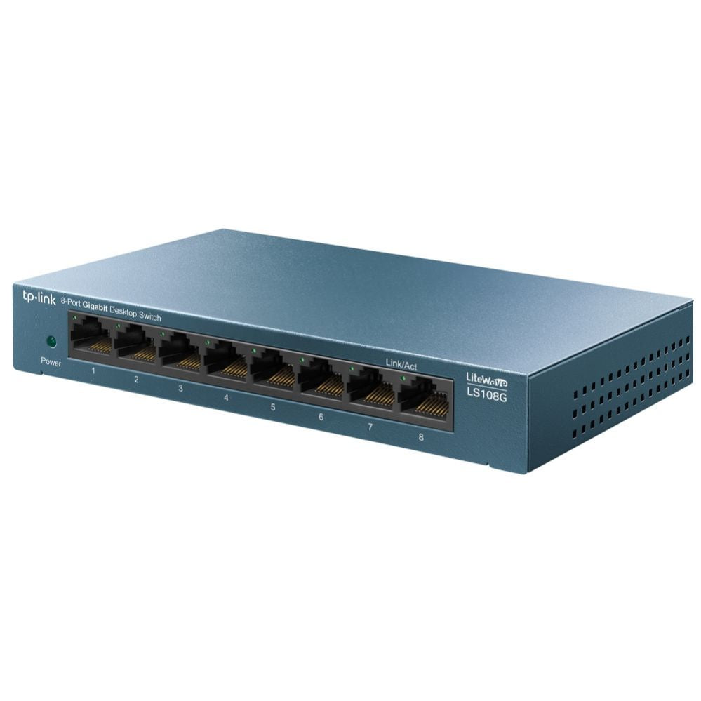 Сервер - Прочие аксессуары TP-Link  8-Port 10/100/1000Mbps Desktop Network Switch LS108G Unmanaged, Desktop