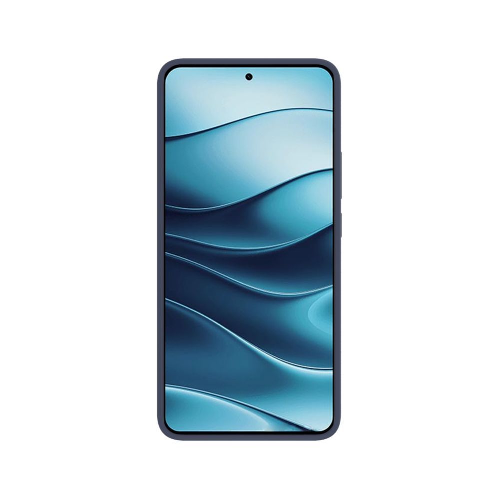 Tagakaaned Evelatus Xiaomi Redmi Note 14 Premium Magnetic Soft Touch Silicone Case Dark Blue