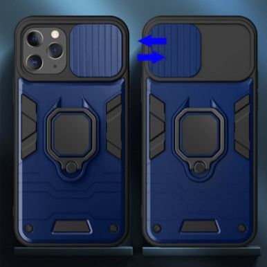 Чехол на заднюю панель iLike Apple IPHONE 14 PRO MAX RING LENS CASE Blue