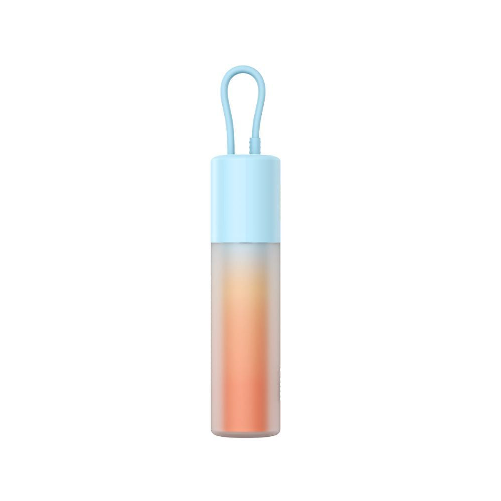 Väline aku Baseus  Baseus Popsicle 5200mAh 20W Powerbank with Built-in Lightning Cable (+ White Baseus Simple USB-C - USB-C 60W/20V/3A/30cm Cable) - Blue-Orange