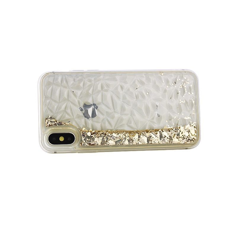 Чехол на заднюю панель iLike Apple iPhone X / iPhone XS Liquid Diamond TPU case Gold