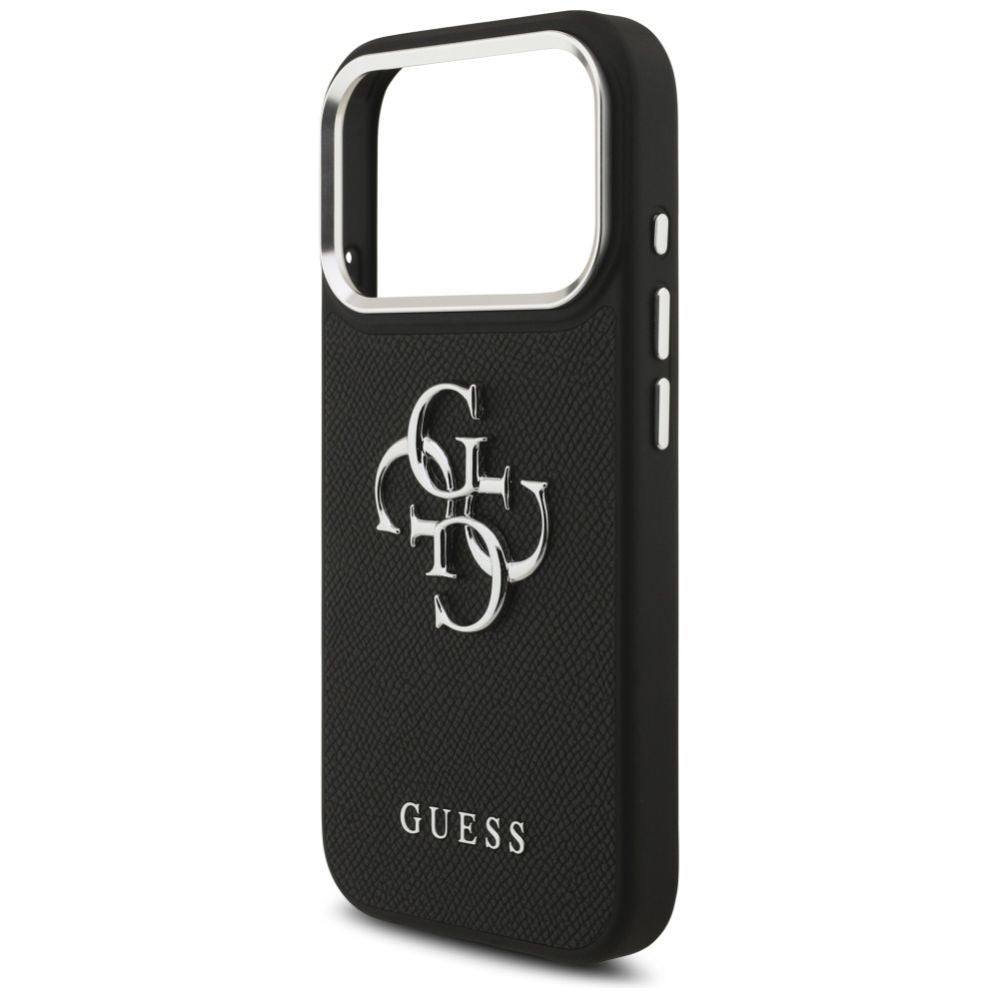 Другие товары Guess  Guess Grained Big 4G Classic Logo case for iPhone 17 Pro - black
