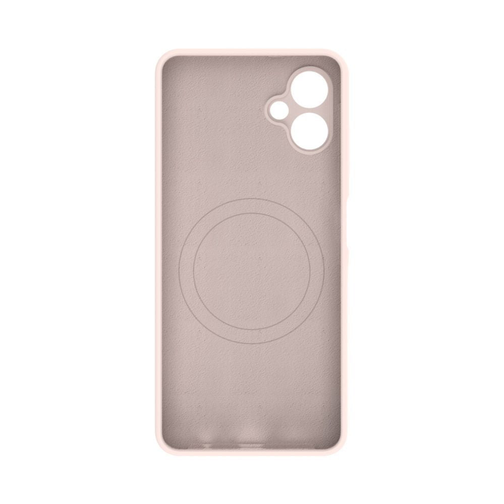 Tagakaaned Evelatus Samsung Galaxy A06 5G Premium Magnetic Soft Touch Silicone Case Pink Sand