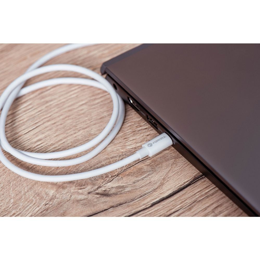 Cable Forcell  Cable USB C to USB C Forcell F-Energy QC4.0 PD 5A 100W 3 m C339 white
