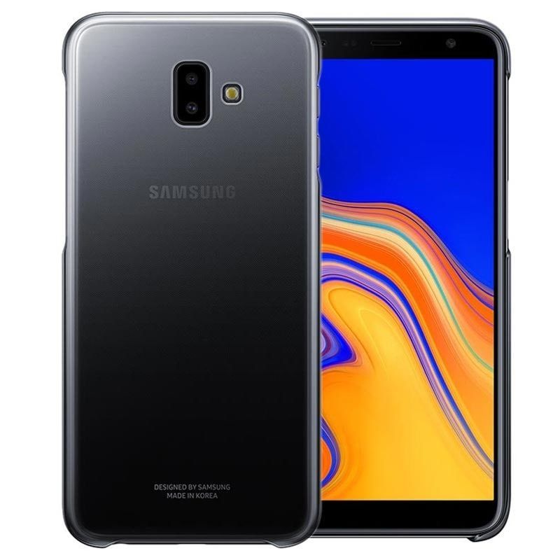 Чехол на заднюю панель Samsung  Galaxy J6 plus Gradation Cover EF-AJ610CBEGWW Black