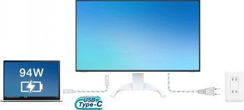 Monitorid EIZO  EIZO EV3240X 31.5" IPS 16:9 3840X2160 USB-C/94W RJ45 (WHITE)