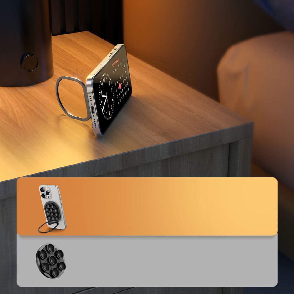 Авто держатель Joyroom  Joyroom JR-ZS418 Smartphone Holder with Stand and Suction Cups with MagSafe - Black