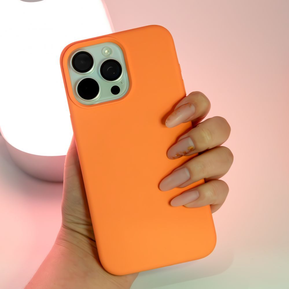 Чехол на заднюю панель Evelatus Apple iPhone 15 Pro Max Premium Magsafe Soft Touch Silicone Case New Function Orange