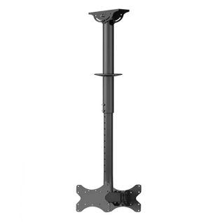 Кронштейн для телевизора NEOMOUNTS BY NEWSTAR  NEOMOUNTS BACK-TO-BACK SCREEN CEILING MOUNT (HEIGHT: 106-156 CM) BLACK