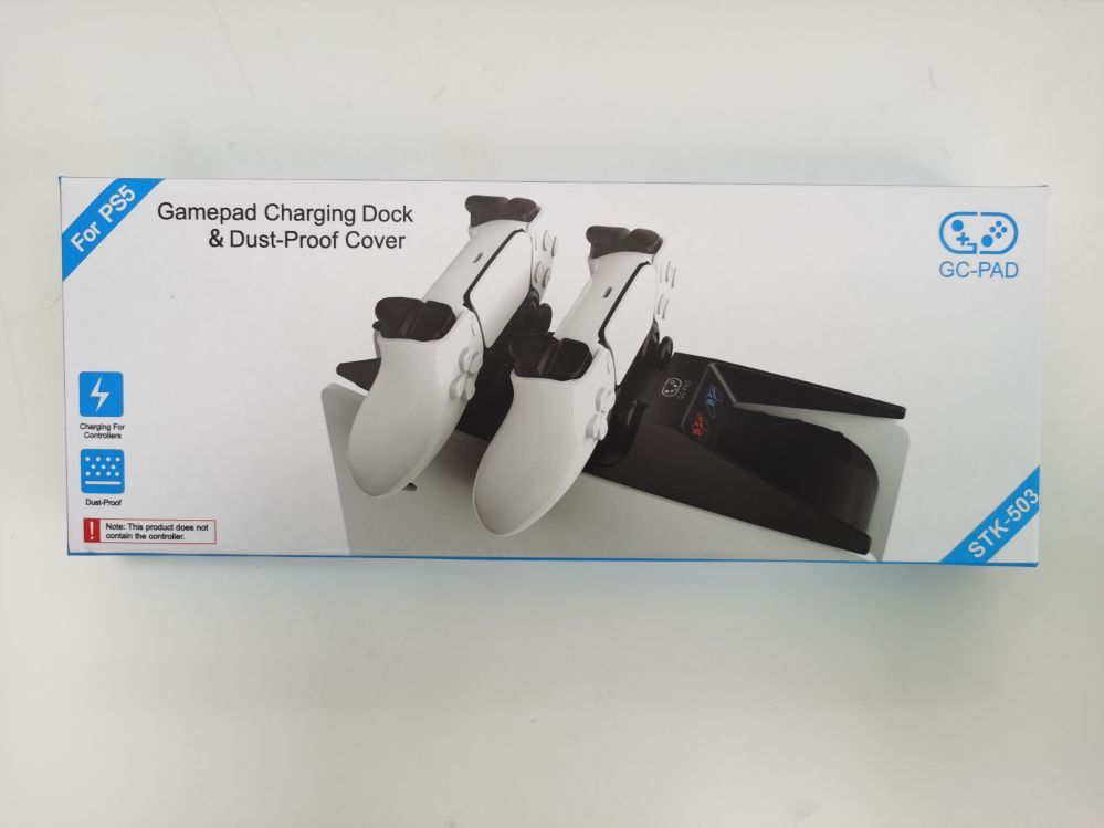 Kontroller iLike  P-5 Dual & Fast Controller Charging Station for Sony PlayStation 5 PS5 Black