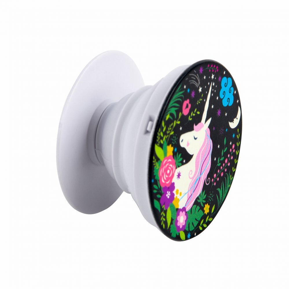 Universaalne telefonihoidja (Popsocket) iLike  Universal Pop Holder Unicorn Black