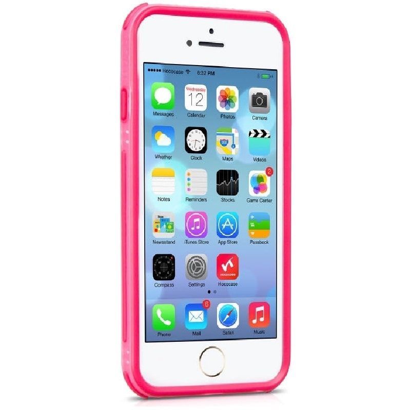 Back panel cover Hoco Apple iPhone 6  Moving Shock-proof Silicon Bumper Pink
