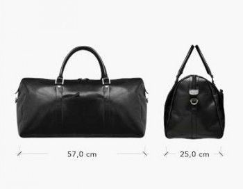Sülearvuti kott DBRAMANTE  DBRAMANTE1928 KASTRUP 2 WEEKENDER BAG - BLACK (2ND GEN)