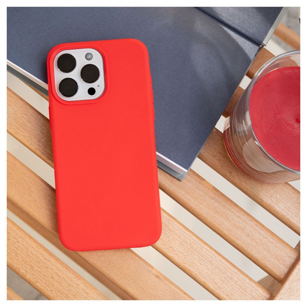 Tagakaaned Evelatus Apple iPhone 14 Pro Max 6.7 Premium Soft Touch Silicone Red