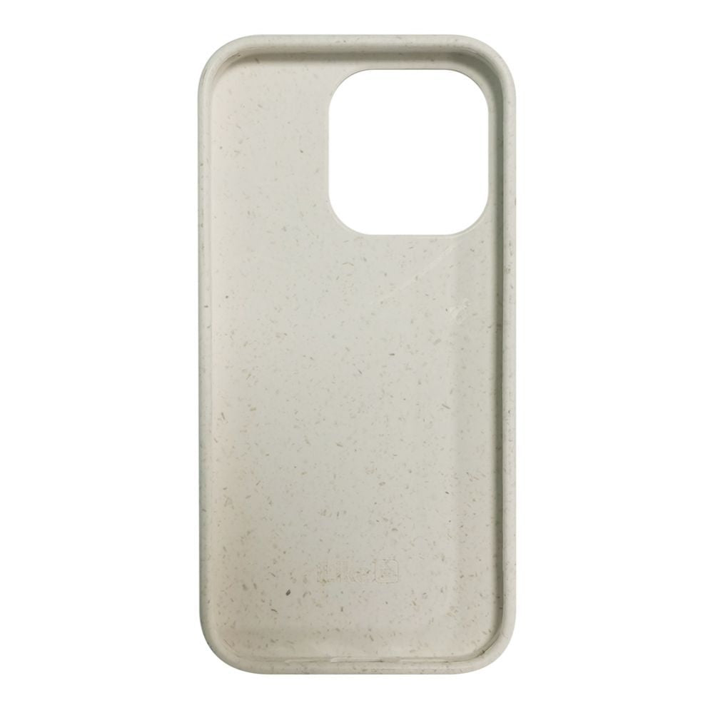 Back panel cover iLike Apple iPhone 13 Pro Silicone plastic case Eco Print Design White