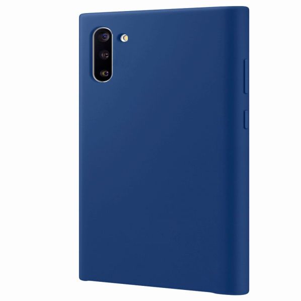 Чехол на заднюю панель Evelatus Samsung Galaxy Note 10 Premium Soft Touch Silicone Case Midnight Blue