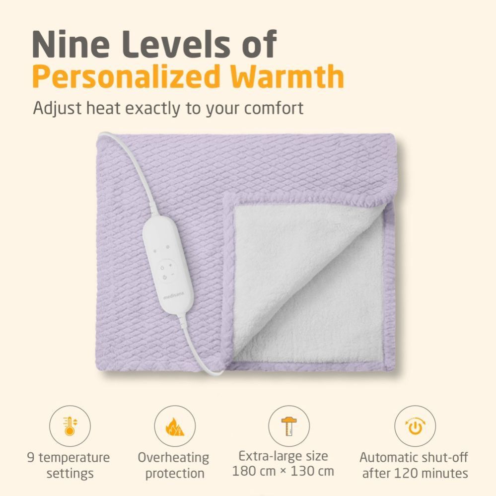 Muud kaubad Medisana  Medisana HB 418 Heated blanket light purple