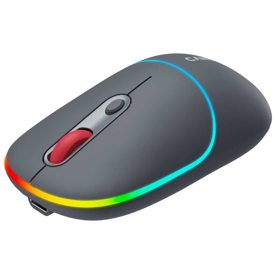 Computer mouse Canyon  CANYON mouse MW-22 2in1 BT/ Wireless Dark Grey