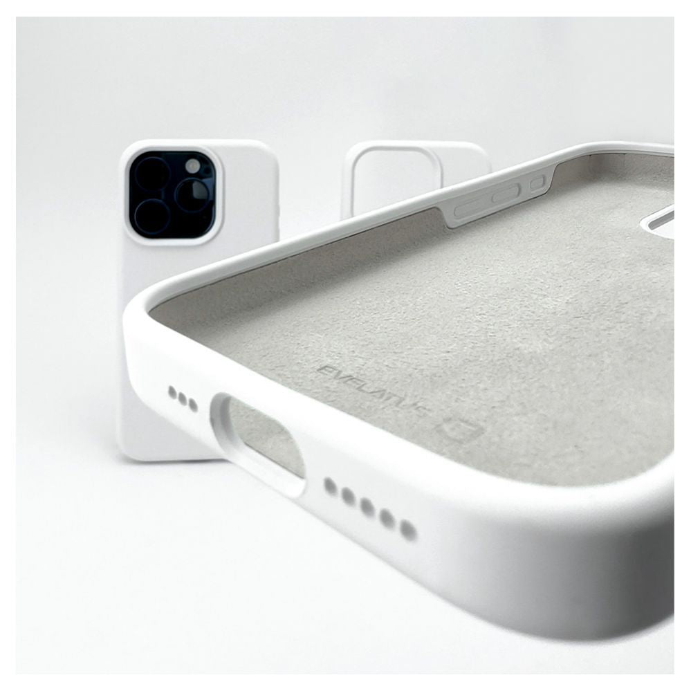 Чехол на заднюю панель Evelatus Apple iPhone 15 Pro Premium Soft Touch Silicone Case White
