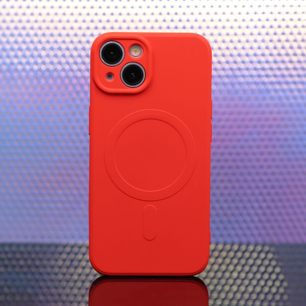 Tagakaaned iLike  Simple Color Mag case for Samsung Galaxy A57 5G red