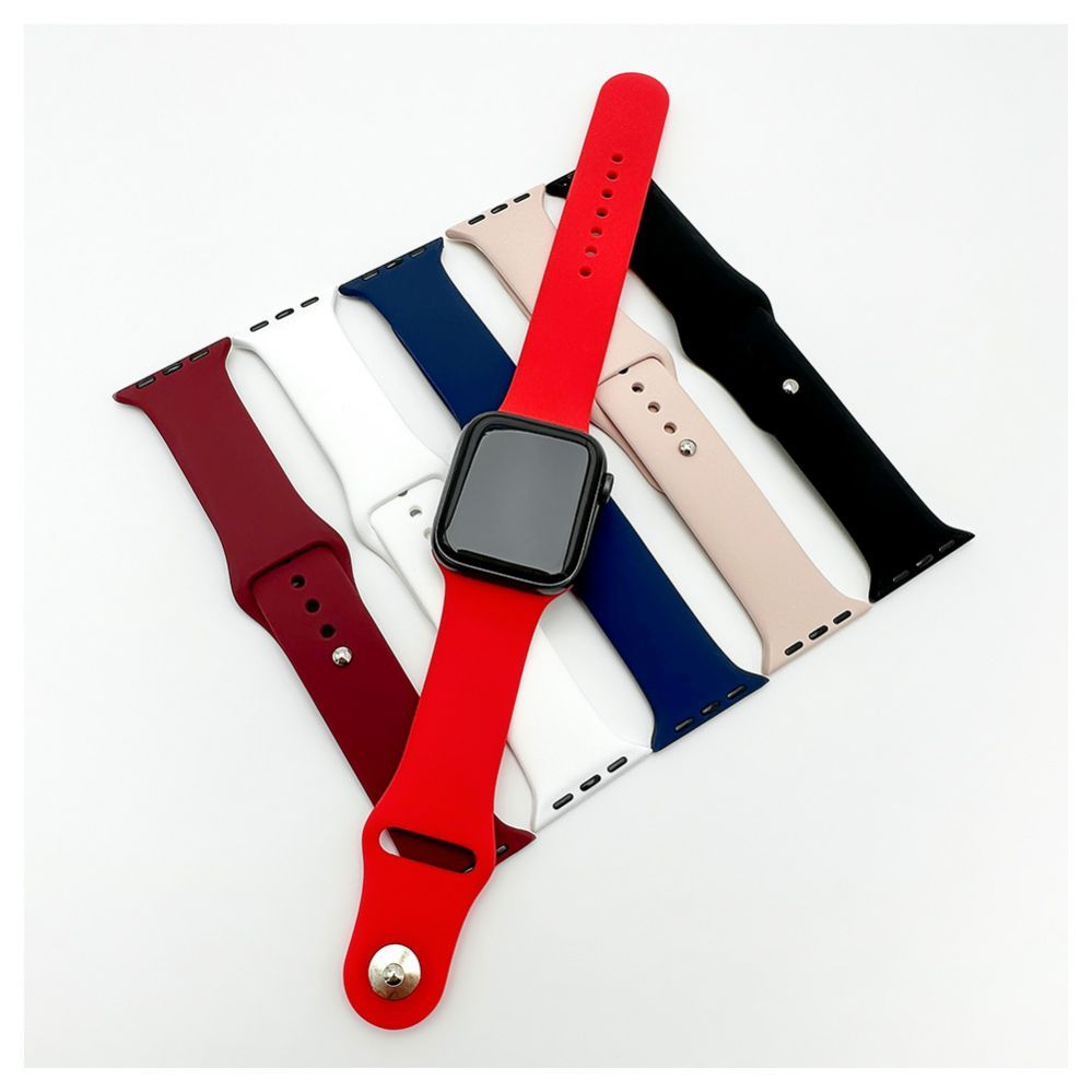 Rihm Evelatus  Evelatus Apple Watch 38/40/41mm Silicone Loop Watch Straps (132mm M/L) Blue