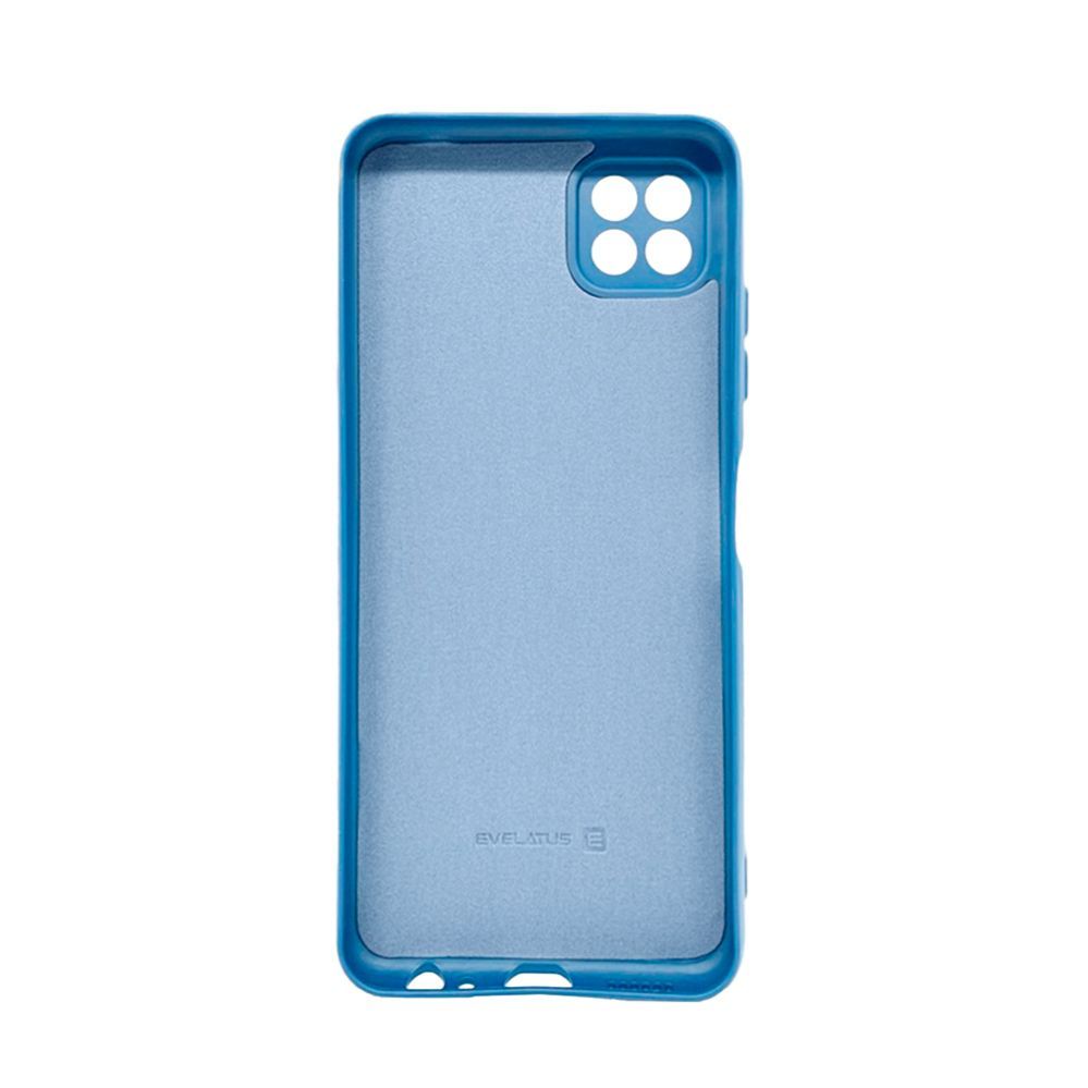 Back panel cover Evelatus Samsung Galaxy A22 5G Nano Silicone Case Soft Touch TPU Navy Blue