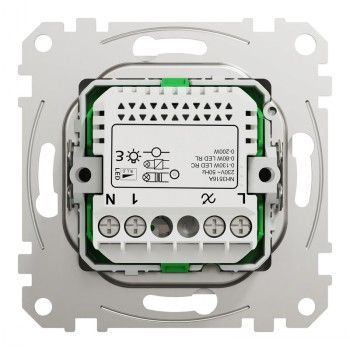 Circuit breaker Schneider Electric  SCHNEIDER ELECTRIC MULTIWIRE ROTARY LED DIMMER 200W WHI