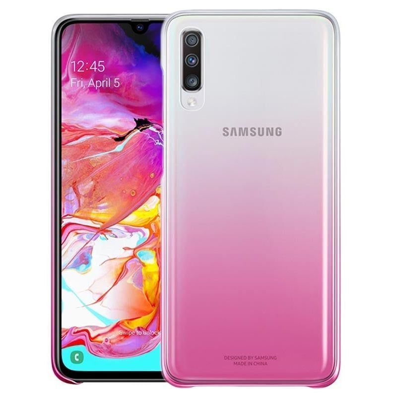 Tagakaaned Samsung - Galaxy A70 Gradation Cover EF-AA705CPEGWW Pink