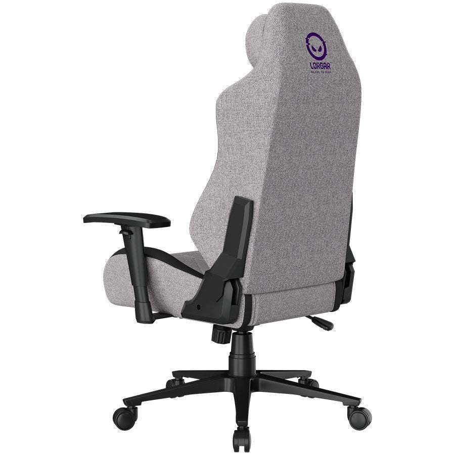 Computer chairs / desks LORGAR  LORGAR CHA41, Ergonomic Gaming Chair Advanced, premium anti-stain fabric, Grey