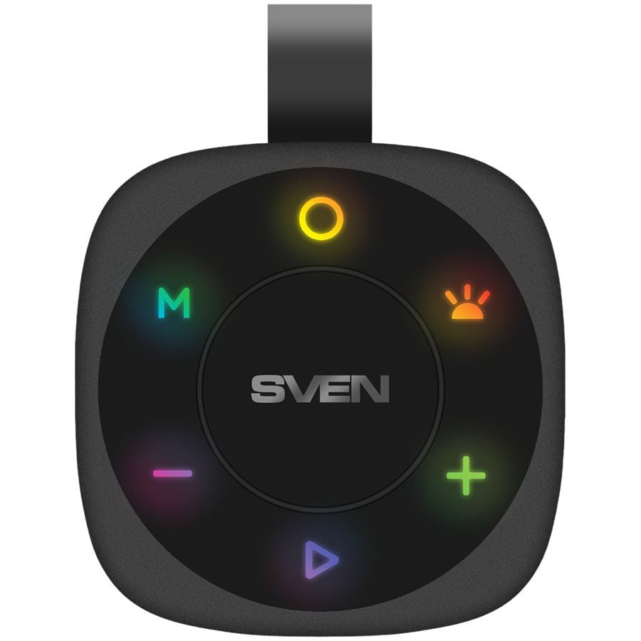 Беспроводная колонка Sven  2.0 portable speaker SVEN PS-155, black, power output 2x5 W (RMS), TWS, Bluetooth, FM, USB, lithium battery Black