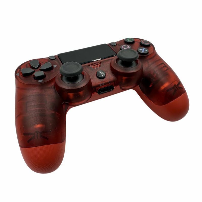Kontroller GameBox  P4 Wireless Vibration Bluetooth Controller for Play Station 4 / PC / TV / TV Box Transparent