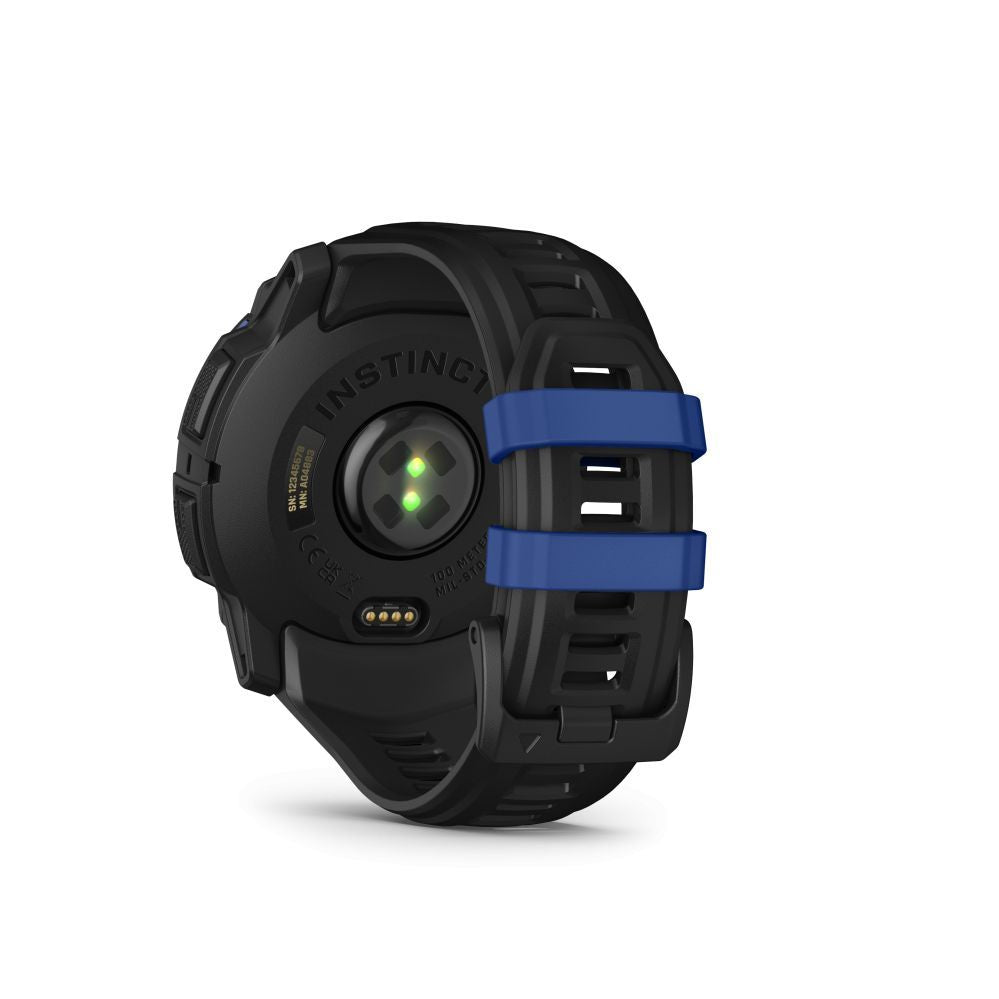 Nutikell Garmin  INSTINCT 3 – 50 mm, Supernova Edition, AMOLED, Black / Bolt blue sports watch