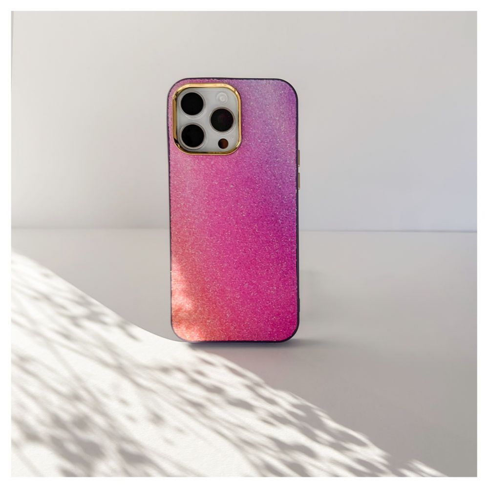 Tagakaaned iLike Apple iPhone 15 Pro Max Print Desire Customized Diamonds Case Purple