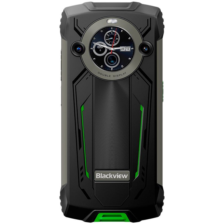 Смартфон Blackview  Rugged BV8200 LTE 6.5-inch FHD+IPS 1080x2400 120Hz Corning 3th + 1.3-inch 360x360 12+256GB MT8781 Octa-core 2.2GHz 8800mAh NO Charger CAM Front 32MP Rear 50+13MP IP68/IP69K/MIL-STD-810H NFC Fingerprint Green