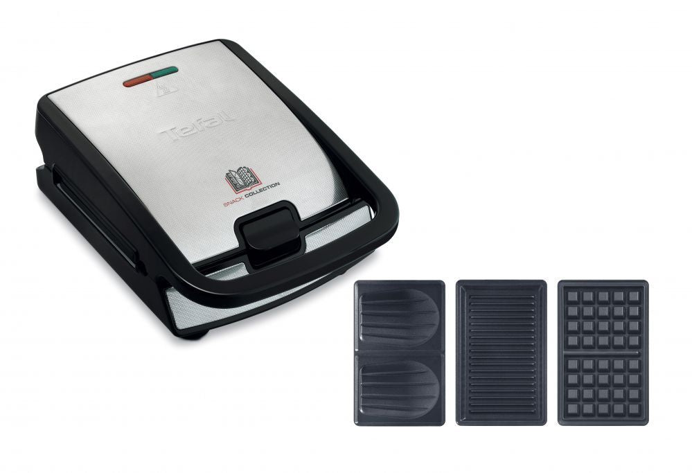 Тостер TEFAL  SW852D12 Sandwich Maker 700 W, Number of plates 2, Number of pastry 2, Stainless steel