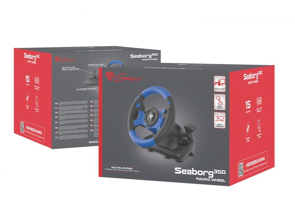 Arvutitoolid / lauad Genesis  Driving Wheel Seaborg 350