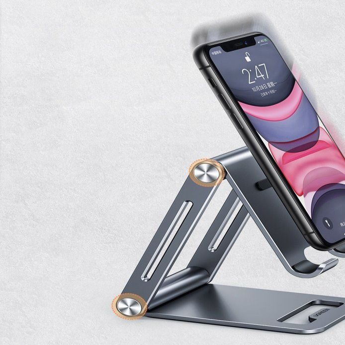 Авто держатель Ugreen  Ugreen metal aluminum folding phone holder tablet gray (LP263 80708)