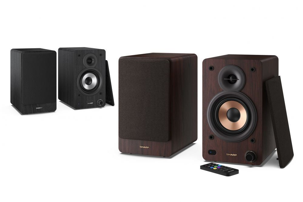 Arvutikõlarid Sharp  CP-SS30 Bookshelf Speakers, Brown