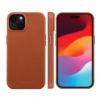 Case universal pocket DBRAMANTE  DBRAMANTE 1928 ROSKILDE MAGSAFE - IPHONE 15 PLUS - TAN