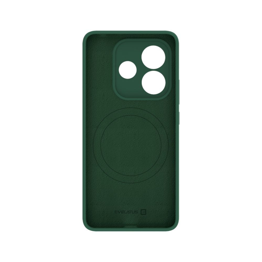 Tagakaaned Evelatus Xiaomi Redmi Note 14 Premium Magnetic Soft Touch Silicone Case Green