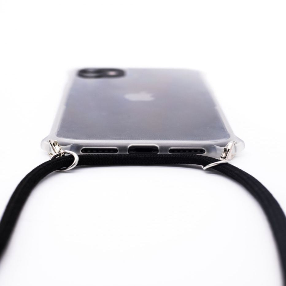 Tagakaaned Evelatus Apple iPhone 11 Pro Max Case with rope Black Transparent