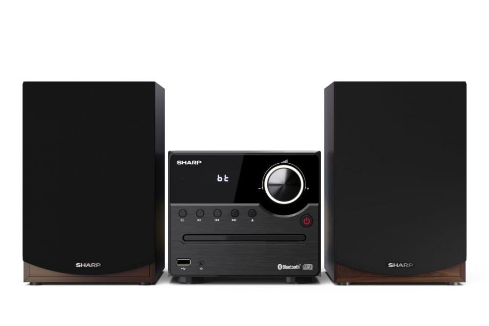 Interactive solution Sharp  XL-B512(BR) Hi-Fi Micro System, CD/FM/USB/Bluetooth v5.0, 45W, Brown