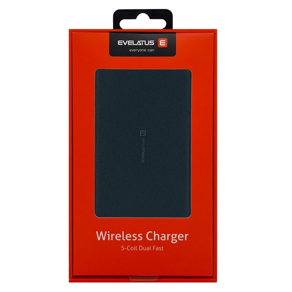 Wireless charger Evelatus  Evelatus 5-Coil Wireless Charger EWC05 Black