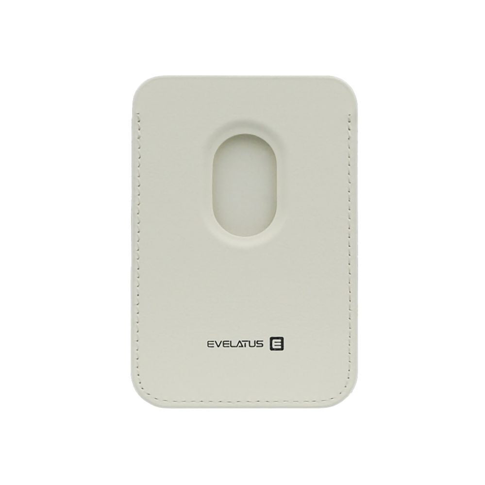 Universaal mobiiltasku Evelatus Universal PU Leather Wallet with MagSafe White