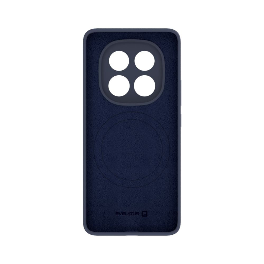 Tagakaaned Evelatus Xiaomi Redmi Note 14 Pro Plus Premium Magnetic Soft Touch Silicone Case Dark Blue